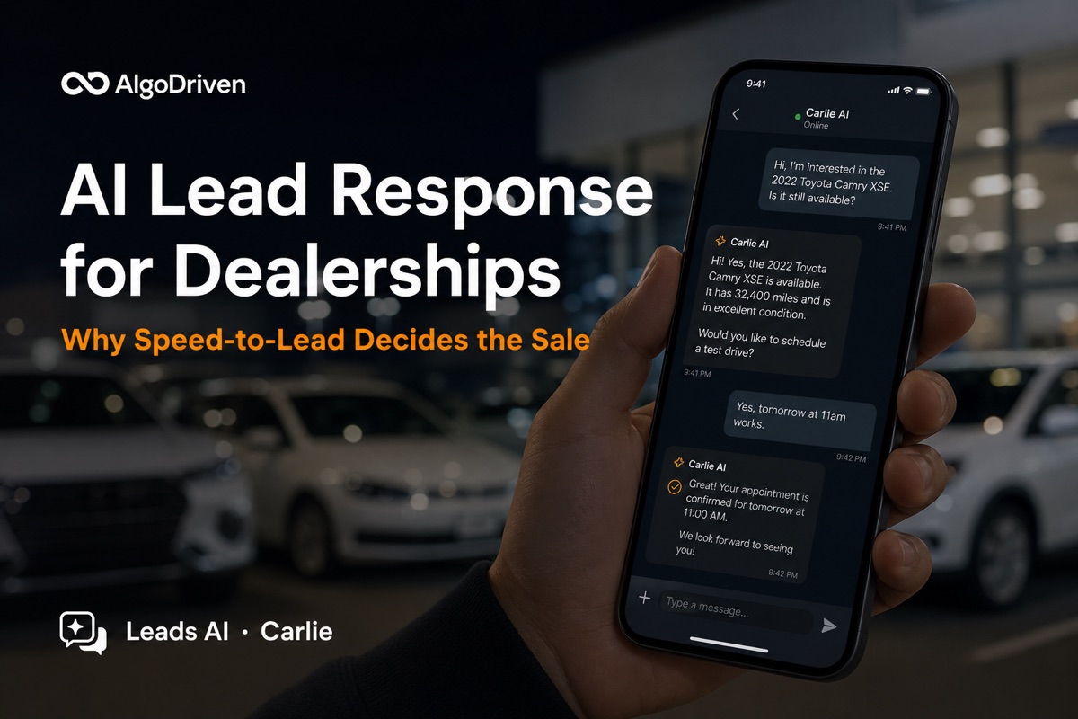 AI Lead Response for Dealerships: Why Speed-to-Lead Decides the Sale